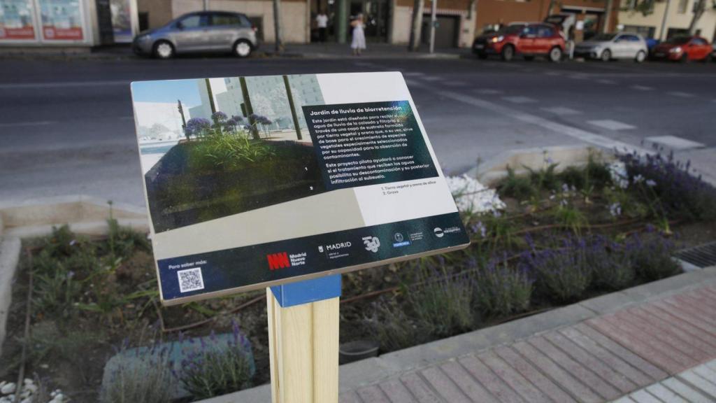 El nuevo sistema de drenaje de Madrid Nuevo Norte: un jardín de lluvia.