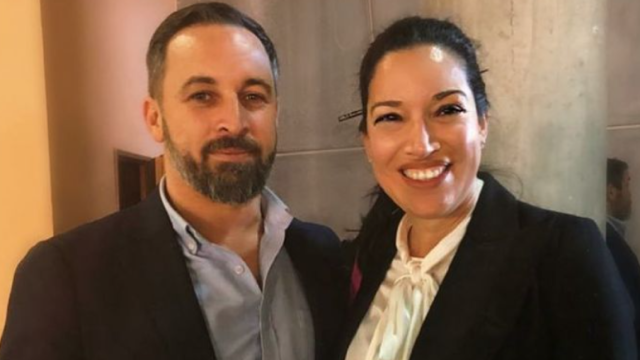 Santiago Abascal y Noemí Selas.