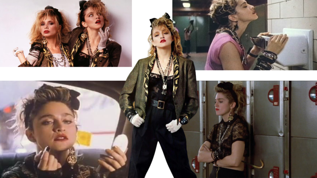 Madonna en Desperately Seeking Susan.