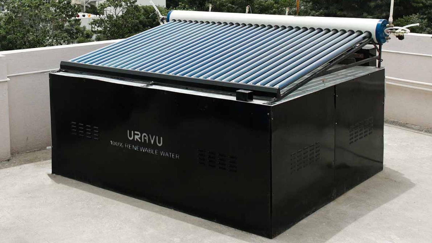 El generador de agua atmosférica de Uravu Labs.