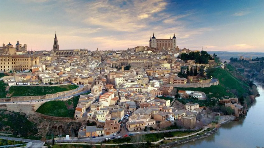 Imagen panorámica de Toledo.