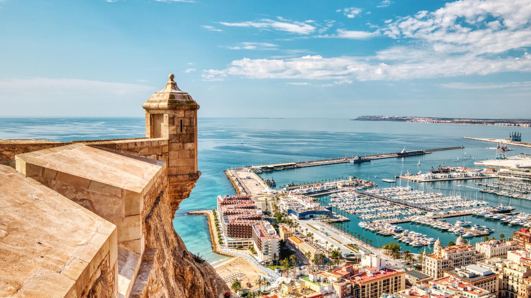 Vistas ciudad de Alicante.