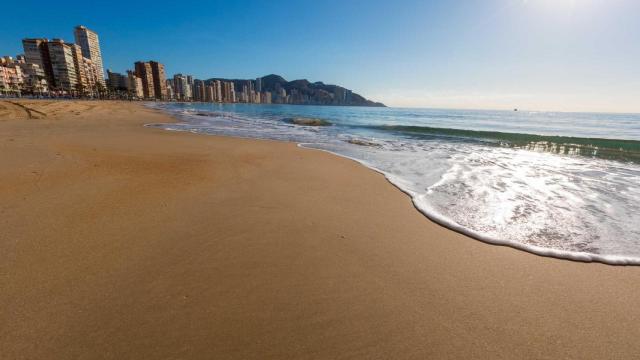 La Playa de Levante de Benidorm (Alicante) en imagen de archivo.