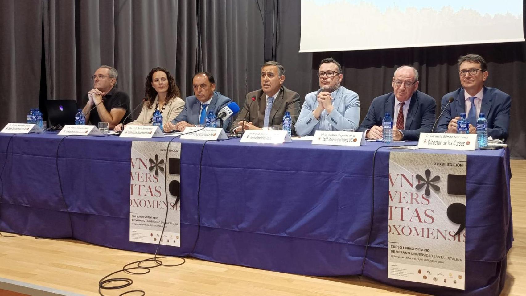 El profesor de la Upsa Gonzalo Tejerina inaugura los cursos de verano de la Universidad de El Burgo de Osma