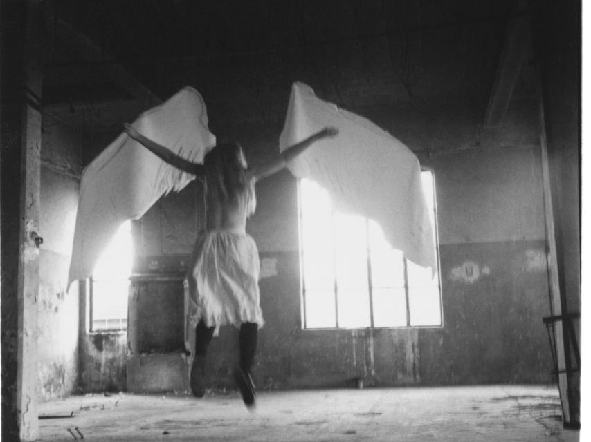 Francesca Woodman: 'Untitled, from the Angel series', 1977. © Woodman Family Foundation, VEGAP, Madrid