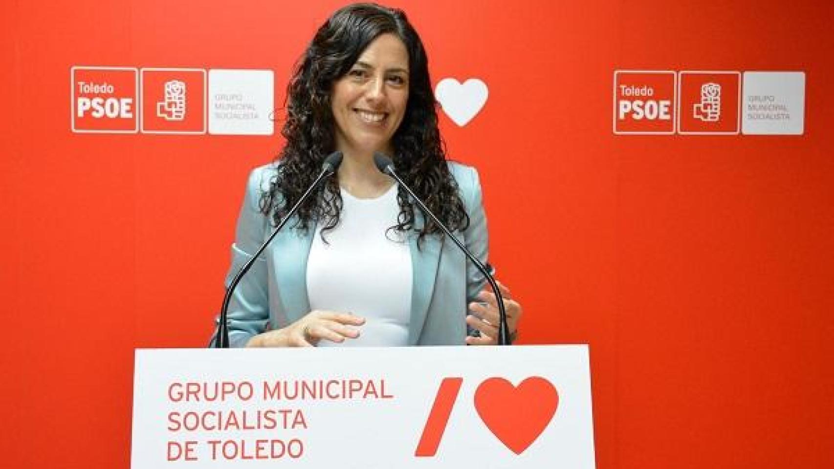 Noelia de la Cruz, portavoz del Grupo Socialista en el Ayuntamiento de Toledo.