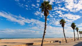 La playa de la Malvarrosa.