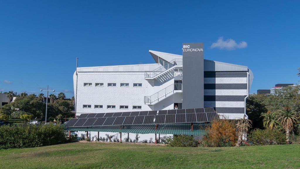 Vista del edificio del BIC Euronova en Málaga.