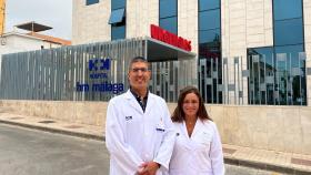 Los doctores Puertas y González, coordinadores de Urgencias en HM en Málaga.