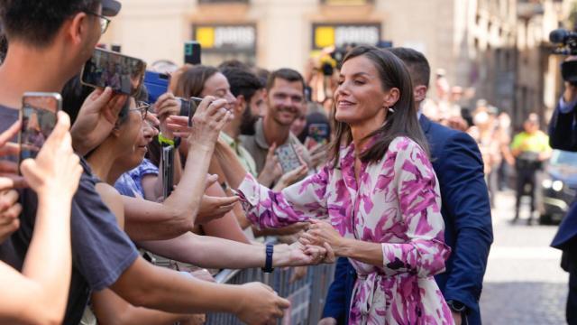 La reina Letizia en Barcelona