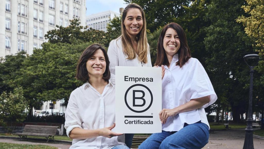 Claudia Rodríguez, Iria Regueiro e Iria Rodríguez, socias de Alén.