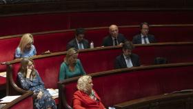 Bancada PP y Vox durante un pleno del Ayuntamiento de Valencia. Jorge Gil/EP