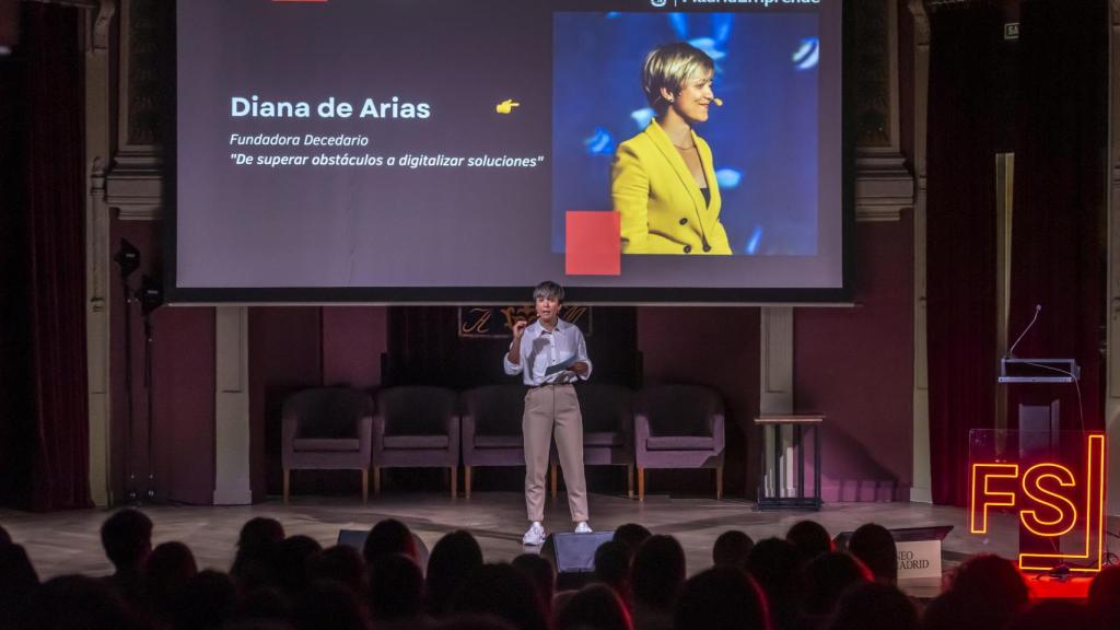 Arias, en su intervención en el evento Female Startup Leaders.