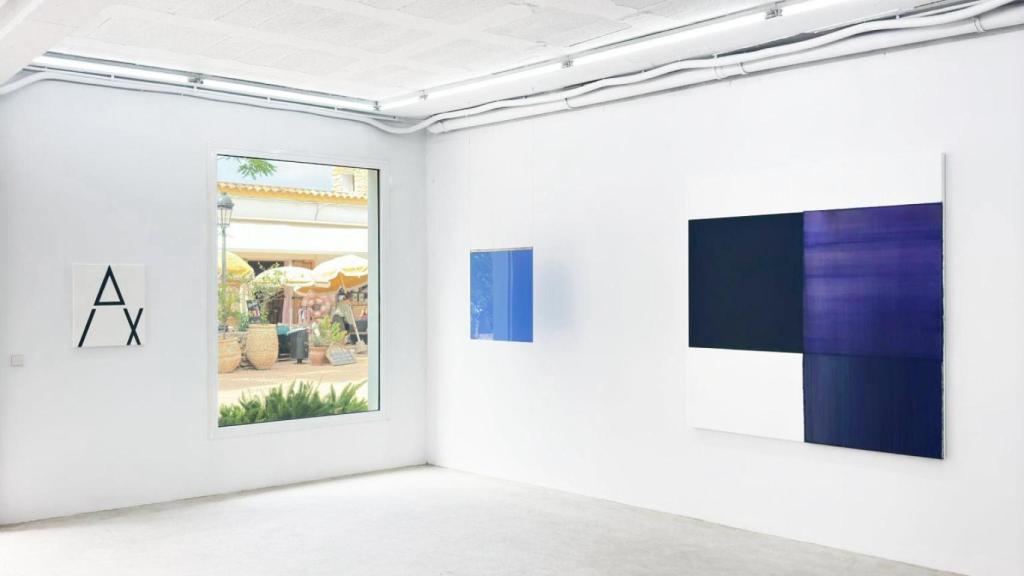 Vista de la exposición 'La paradoja de Wittgenstein' en la galería Parra & Romero de Ibiza