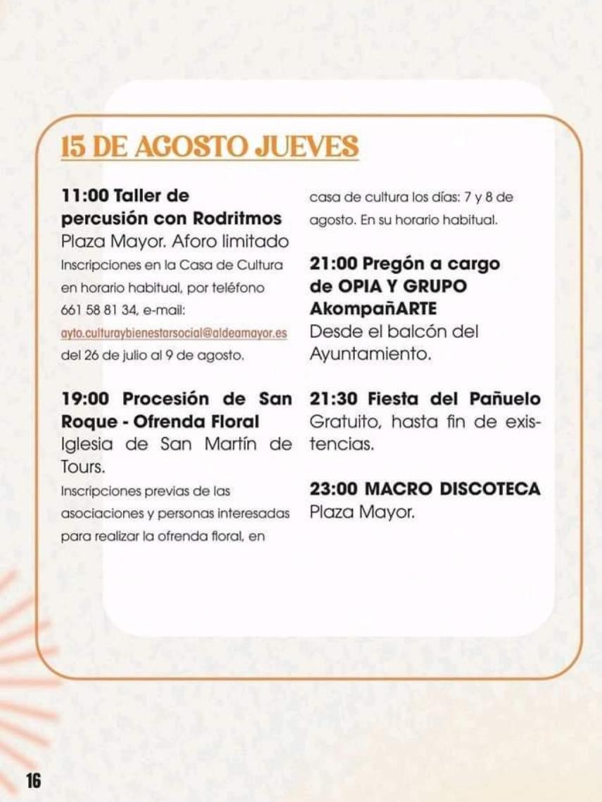 7. Fiestas Aldeamayor