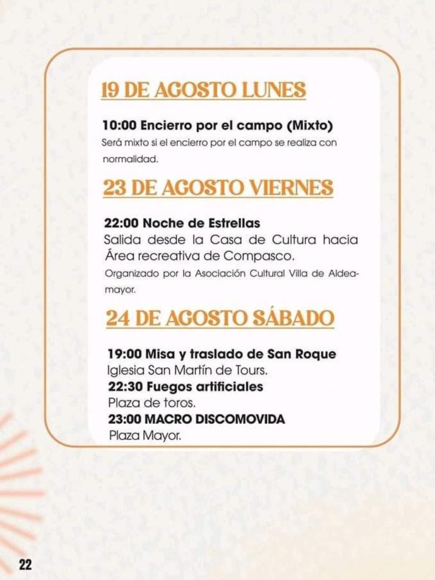 10. Fiestas Aldeamayor