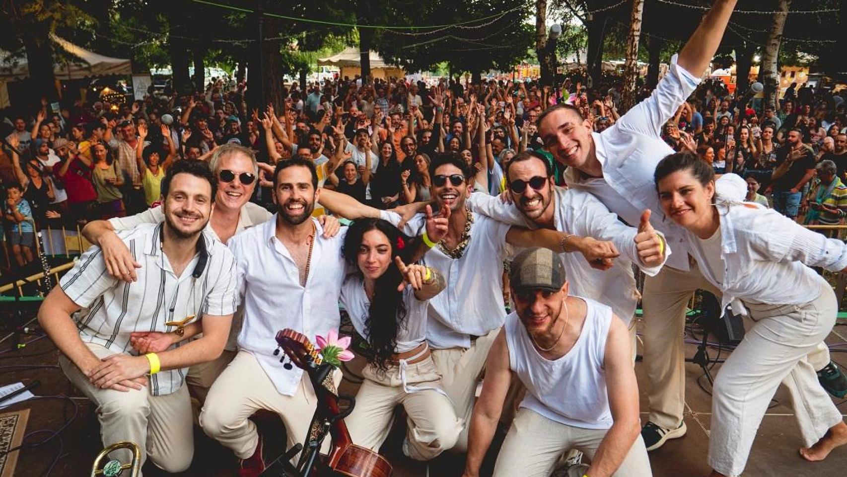 Imagen del concierto de La Sugarera en el festival 'En un lugar del Norte', celebrado este fin de semana en Cervera de Pisuerga