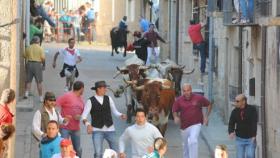 Tradicional encierro en Aldeadávila de la Ribera en 2014