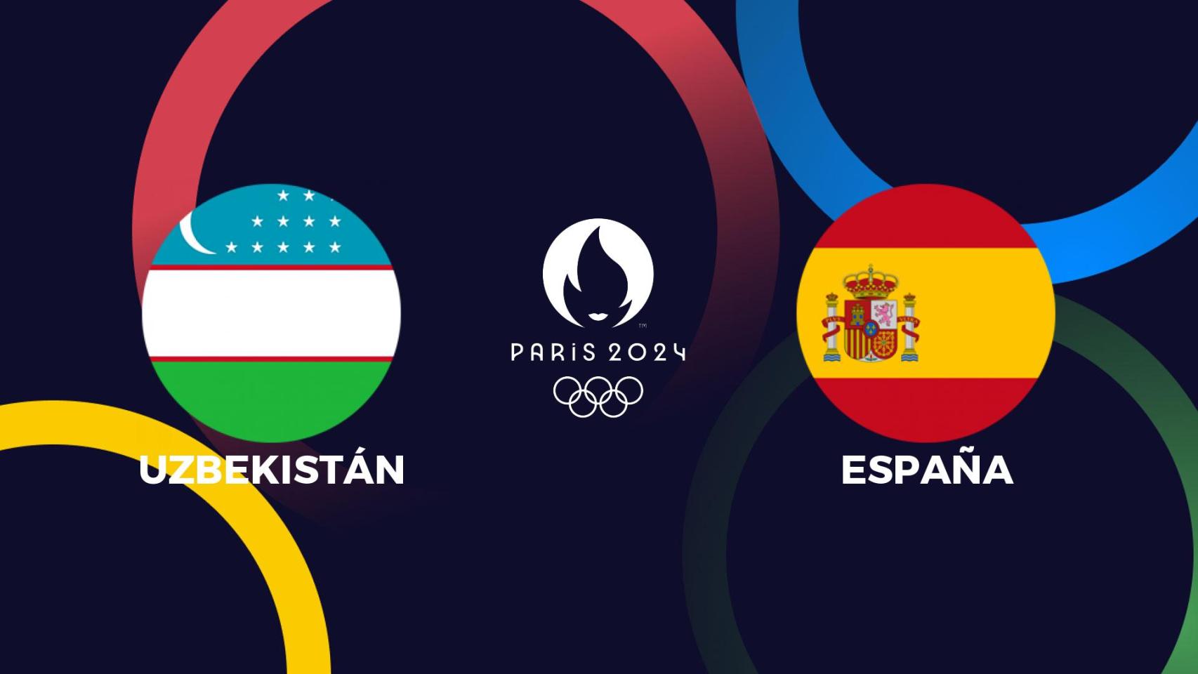 Uzbekistán - España, fútbol masculino en los JJOO en directo