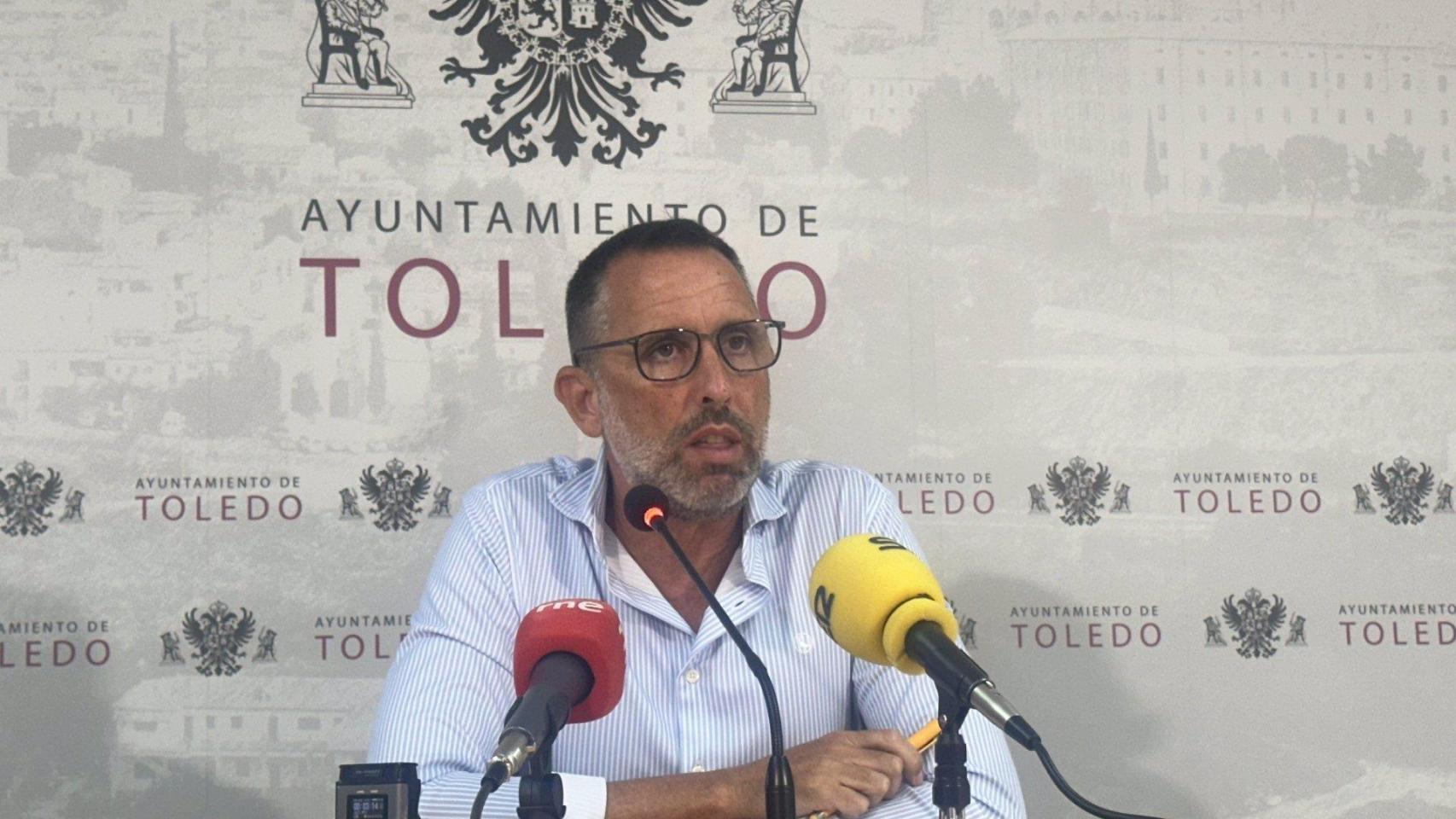 El concejal de Movilidad y Régimen Interior de Toledo, Iñaki Jiménez.