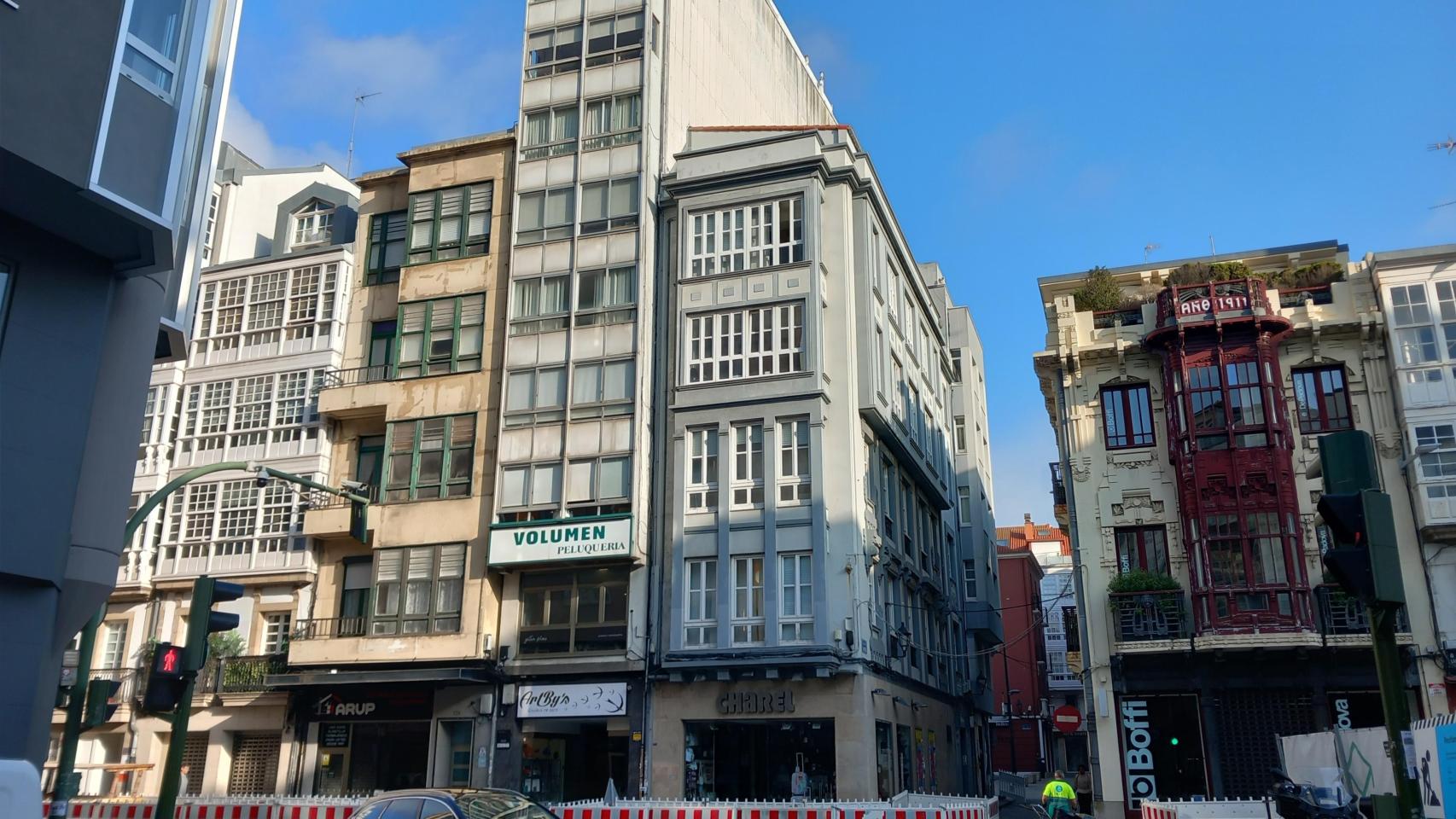 Un edificio modernista escondido en A Coruña