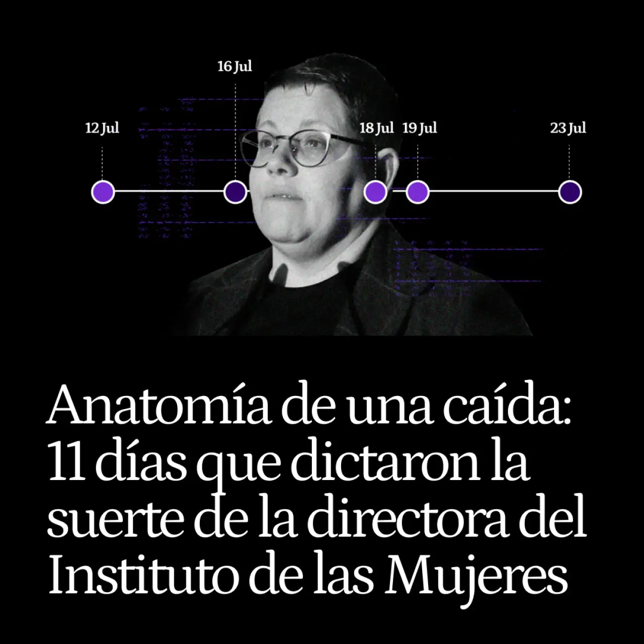Anatomía de una caída: los 11 días que decidieron la suerte de la directora del Instituto de las Mujeres