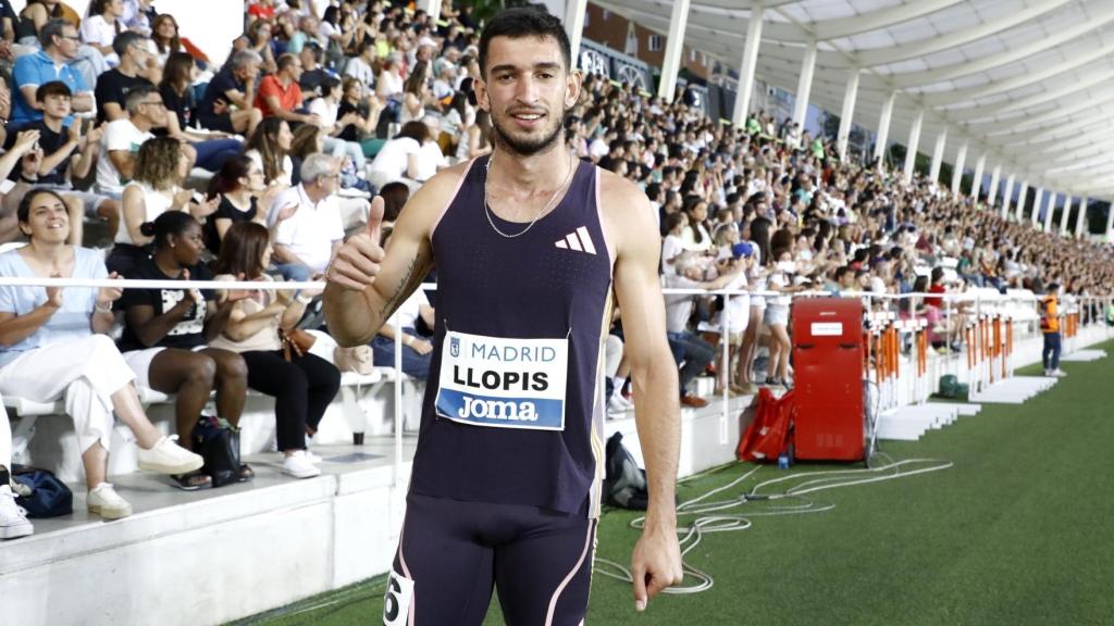 Quique Llopis, en el Meeting de Madrid.