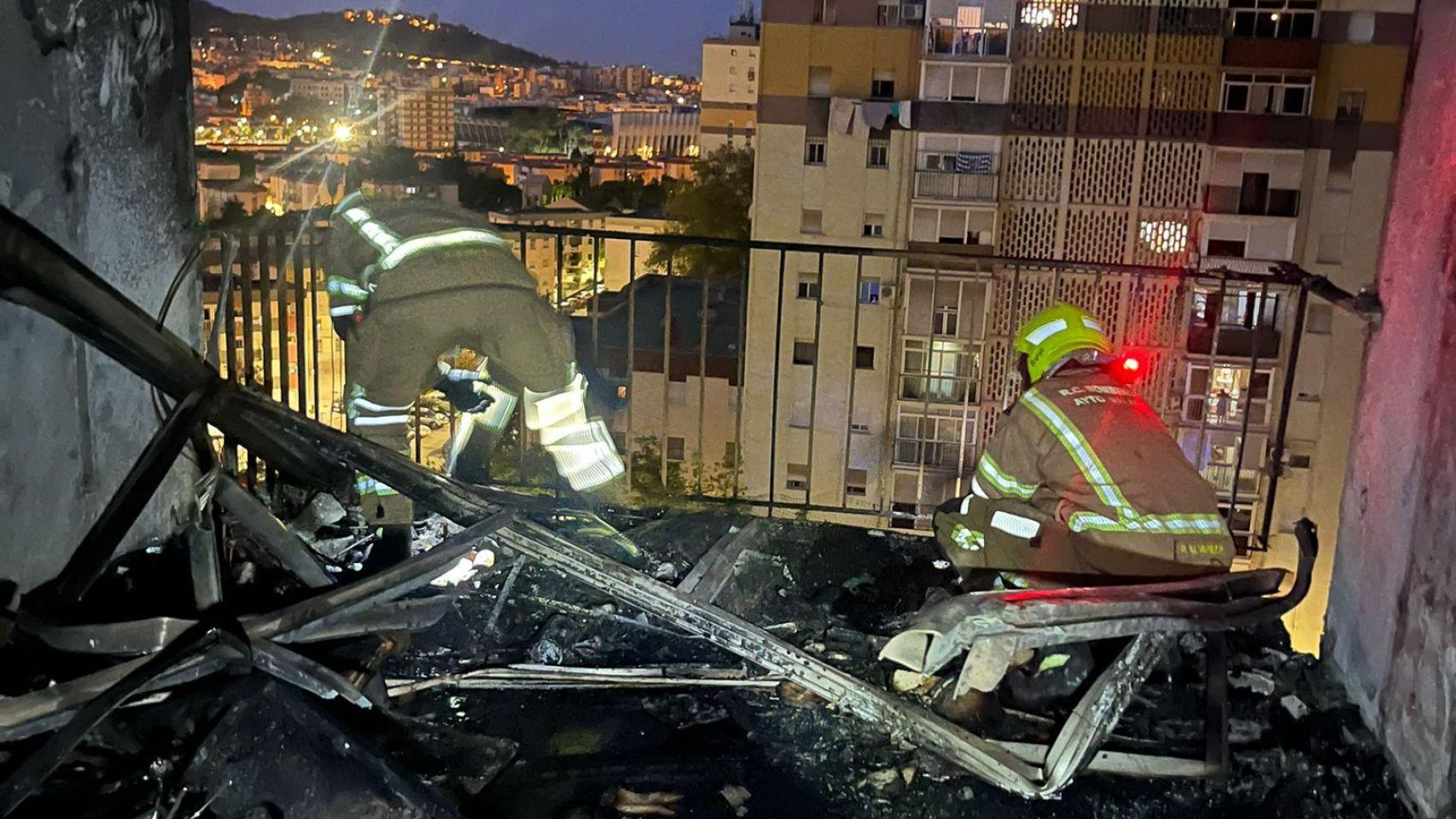 Bomberos de Málaga.