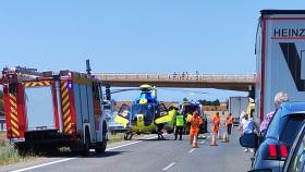 Accidente en Padilla de Abajo, en Burgos