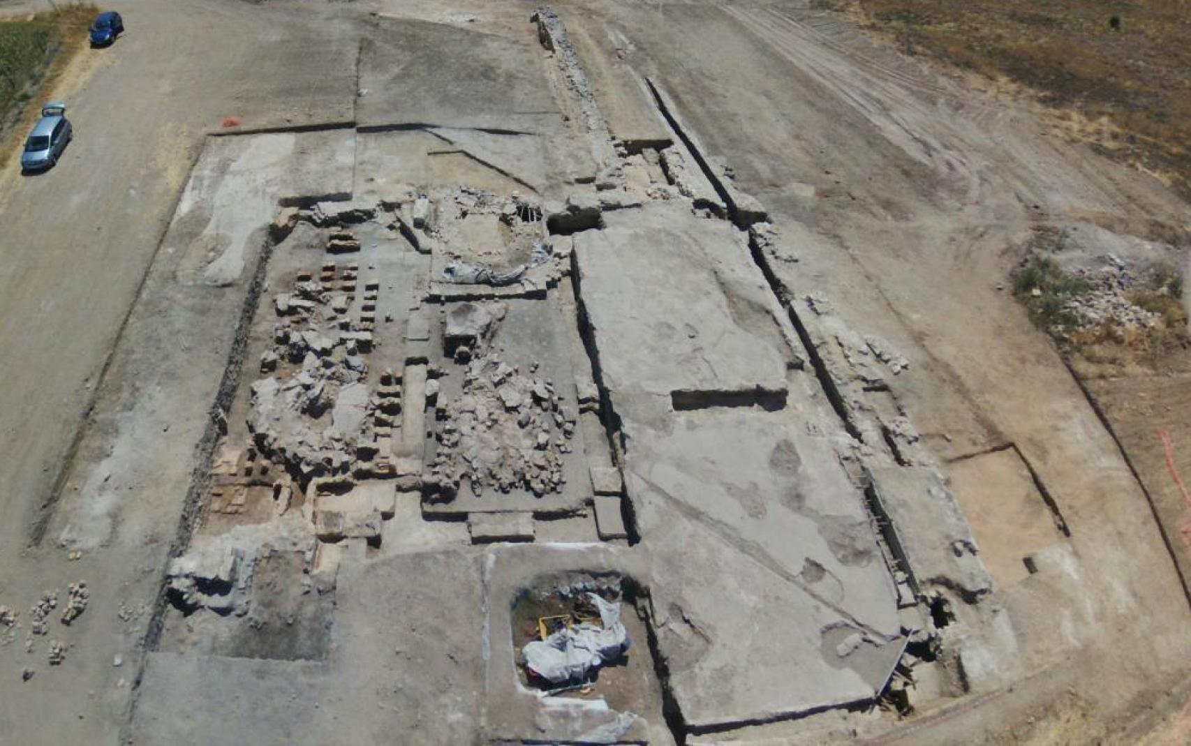 Imagen de uno de los espacios excavados de la ciudad romana de Confloenta.