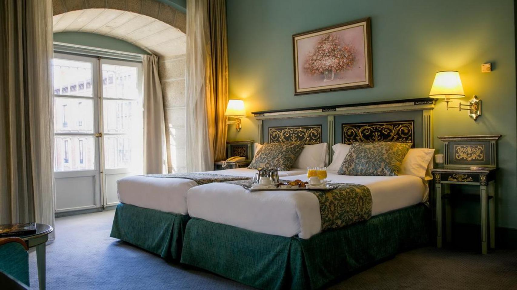 Habitación doble del Hotel Palacio de los Velada