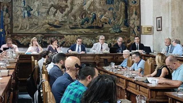Imagen de la reunión del Consejo de Gobierno de la Universidad de Salamanca