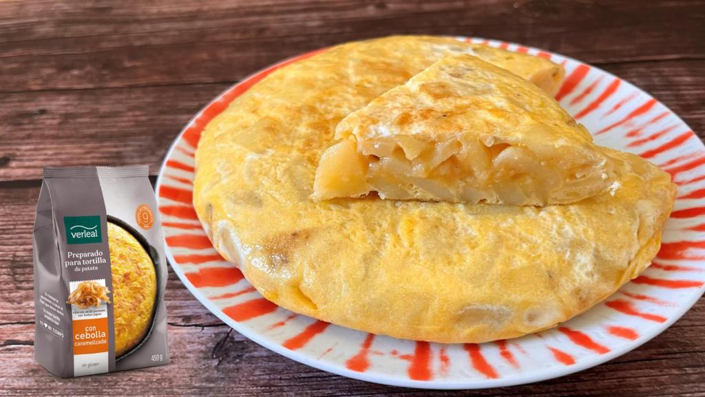 Tortilla de patata en un momento