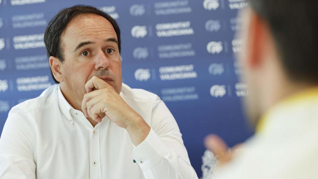 Juanfran Pérez Llorca, durante la entrevista.