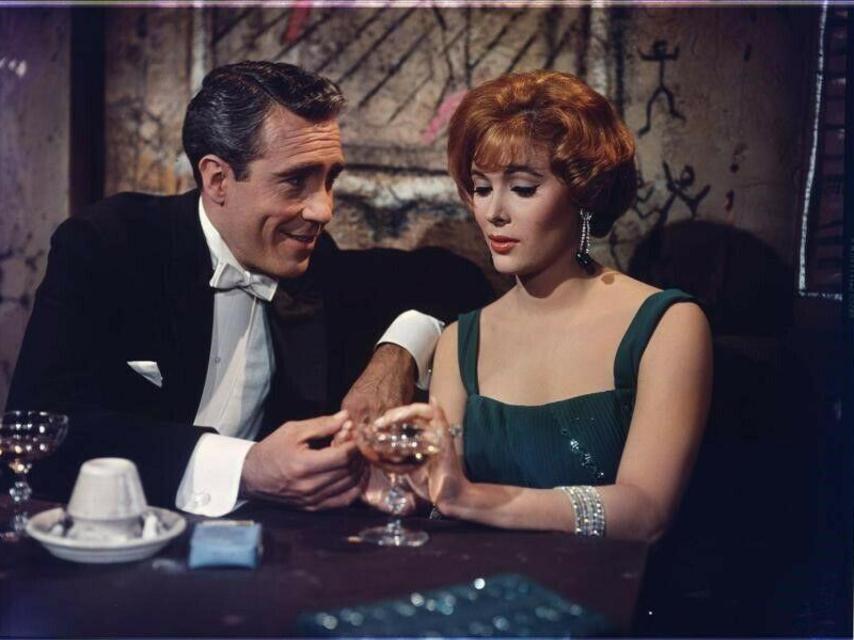 Fotograma de la adaptación cinematográfica de 'Suave es la noche' (1962).