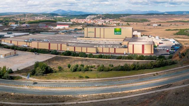 Imagen de la ampliación de la cabecera norte de la fábrica de Galletas Gullón