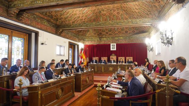 Imagen del pleno de la Diputación de Valladolid celebrado este viernes