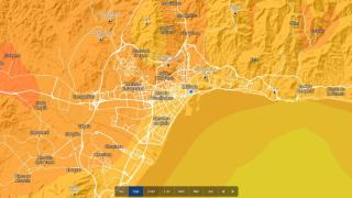 Teatinos, Ciudad Jardín y Campanillas, los barrios de Málaga en los que hará más calor este fin de semana