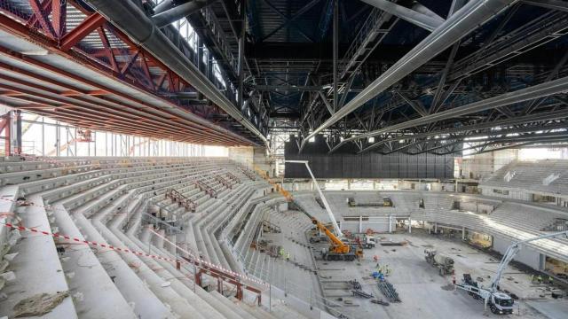 Vista del interior del Roig Arena, a un año de su inauguración. EE