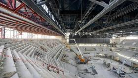 Vista del interior del Roig Arena, a un año de su inauguración. EE