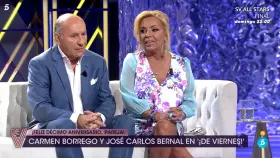 José Carlos Bernal y Carmen Borrego en 'De viernes'.