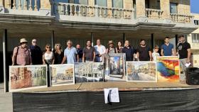 Ganadores del XVI certamen de pintura al aire libre 'Villa de Guijuelo'