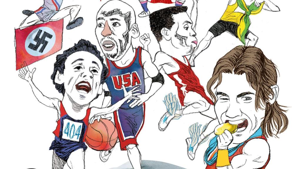 Detalle de la ilustración correspondiente a la cubierta de '366 (y más) historias de los Juegos Olímpicos que deberías conocer', de Alfredo Relaño
