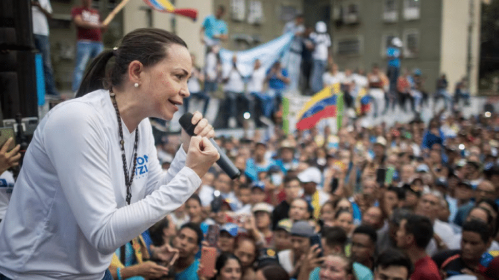La opositora venezolana, María Corina Machado.