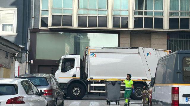 Camión de basura en A Coruña