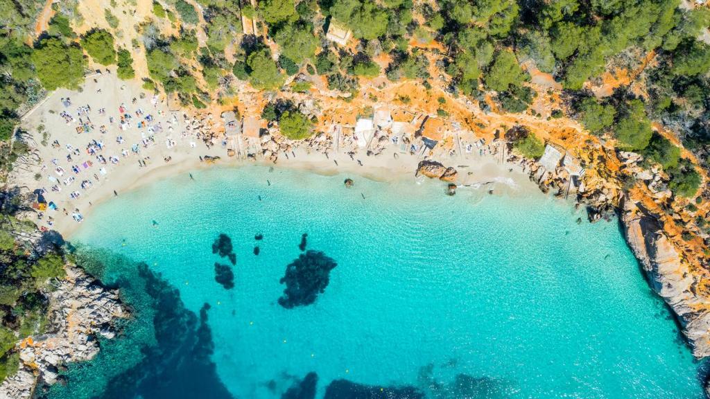 Cala Saladeta, en Ibiza.