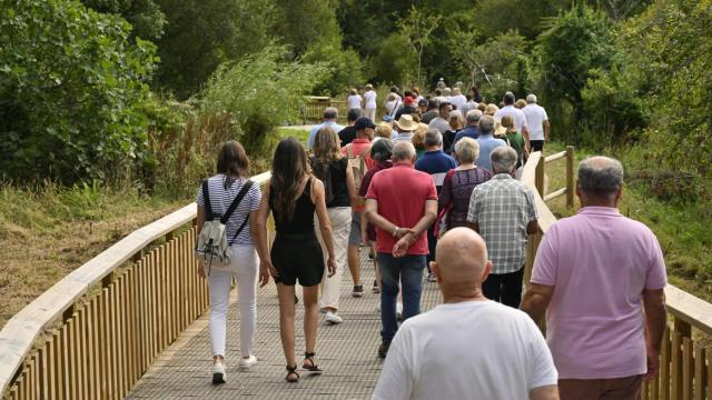 Inaugurado el nuevo paseo fluvial que une Iñás y Nós en A Coruña