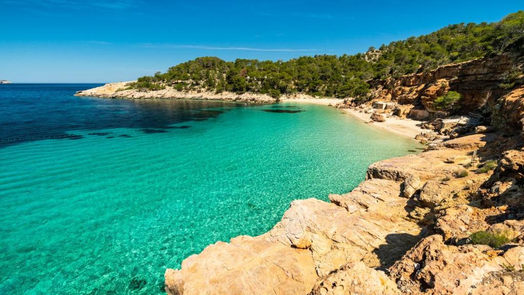 Cala Saladeta, en Ibiza.