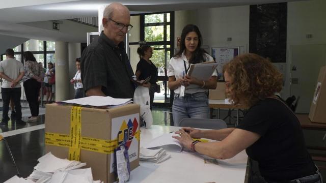 Votación en Madrid en las elecciones en Venezuela