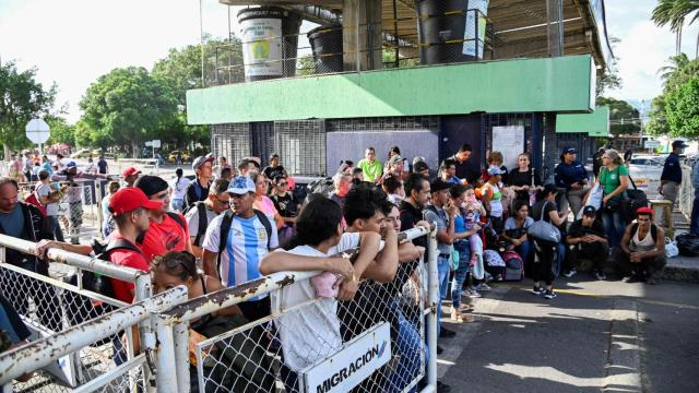 El paso fronterizo entre Venezuela y Colombia el 28 de julio, cerrada por la jornada electoral